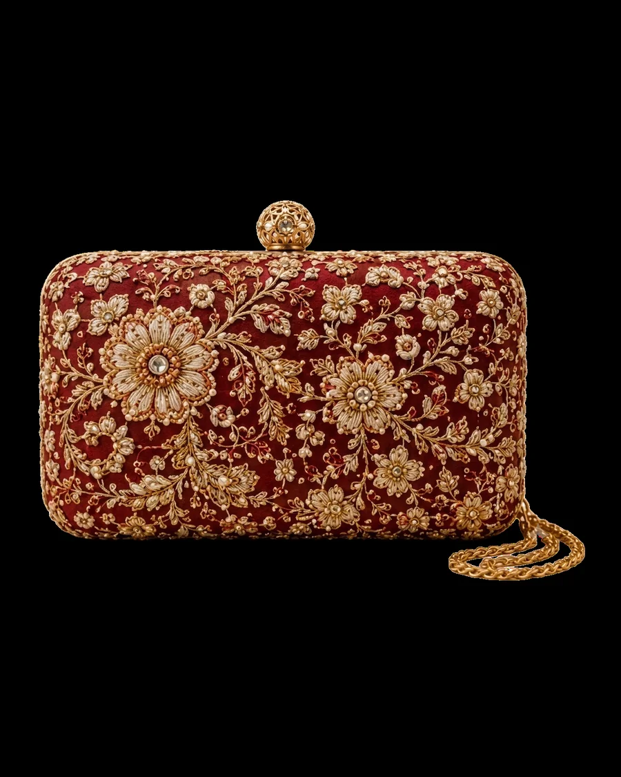 Wedding Purse — Embroidered